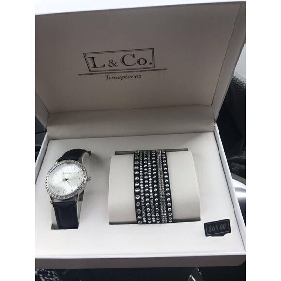 2 L& CO Timepieces Watch With Accesories And Gift Box - Picture 5 of 8